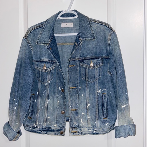 TNA Yamashita Paint Splatter Denim Jacket - Picture 5 of 7
